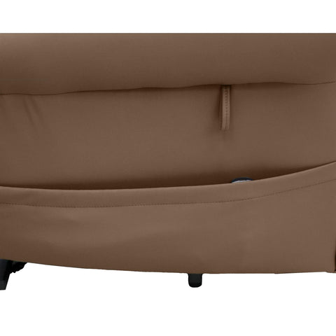 Nevis Healthcare – Triple Motor Riser Recliner Mobility Chair in Chestnut 4-Way Stretch Faux Leather - image 10