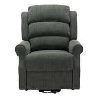 The Perth - Dual Motor Riser Recliner Mobility Chair in Fern Green Fabric