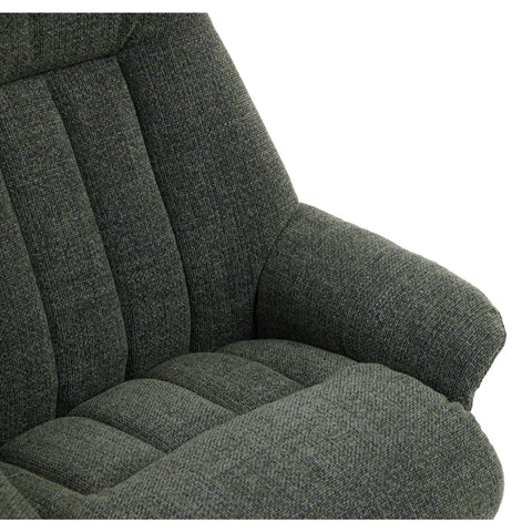The Paris Swivel Recliner Chair & Footstool in Fern Fabric - image 8