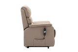 Valencia Dual Motor Riser Recliner Mobility Lift Chair in Pebble Plush - thumbnail 3