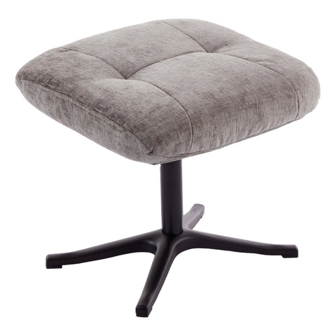 The Nevada Swivel Recliner Chair & Matching Footstool in Ash Fabric - image 9