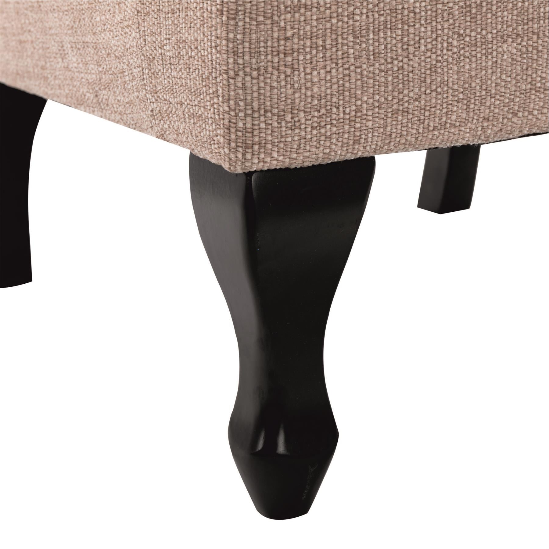 Nelson Fireside Chair in Wheat Fabric - 18.5" Height - Orthopedic Chair - Refurbished