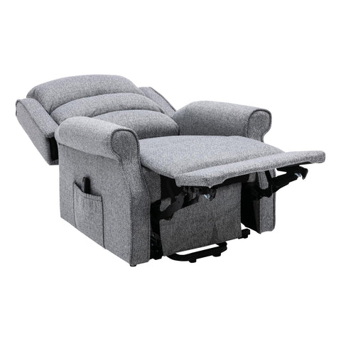 The Andover Dual Motor Riser Recliner Mobility Lift Chair in Stylish Grey Fabric - image 4
