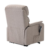 Henley Riser Recliner Dual Motor, Heat & Massage in Lisbon Wheat - Refurbished - thumbnail 8
