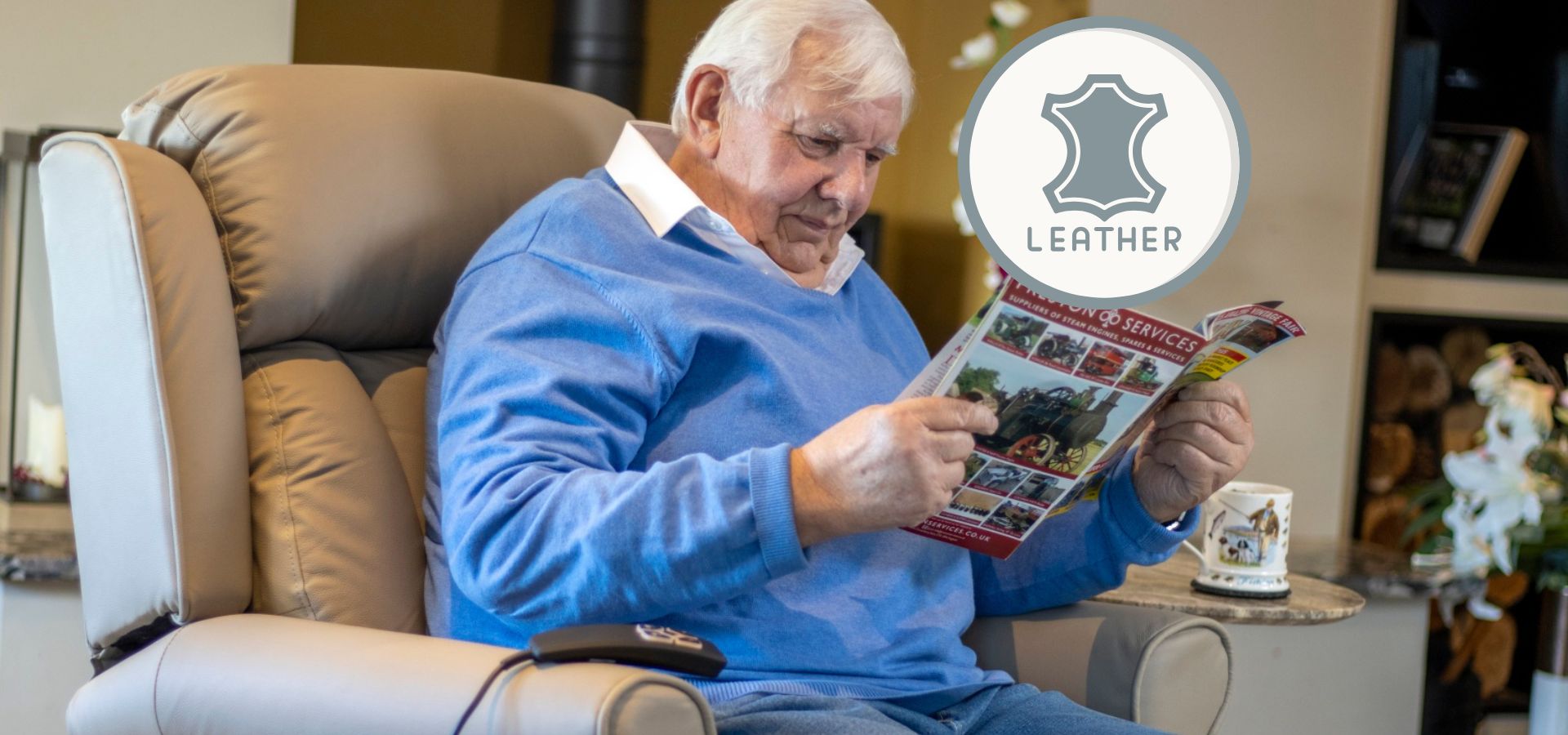 Montreal - Dual Motor Riser Recliner Electric Mobility Lifting Chair in Grey Morris Living