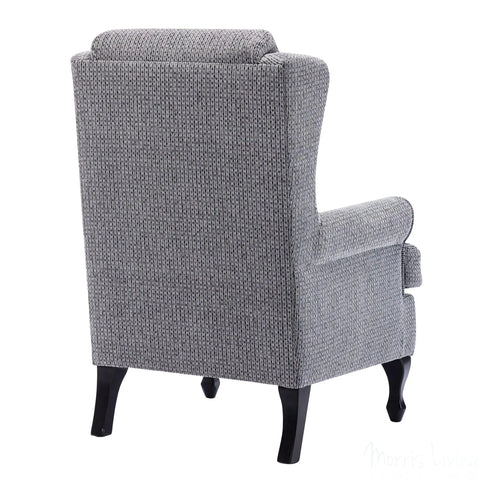 Hamilton Fireside Chair in Lake Blue Fabric - 20.5" Height - Orthopedic Chair Morris Living - image 5