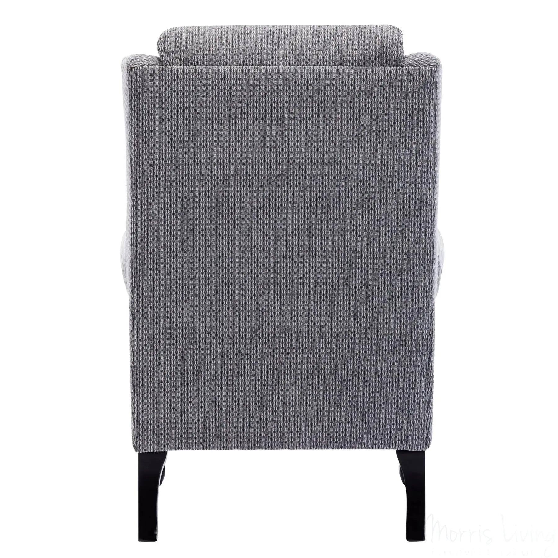 Hamilton Fireside Chair in Lake Blue Fabric - 20.5" Height - Orthopedic Chair Morris Living