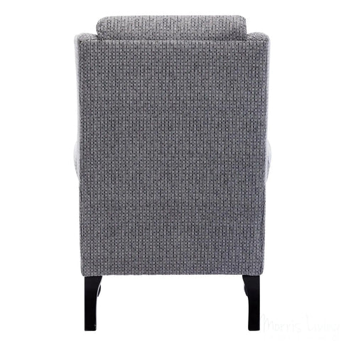 Hamilton Fireside Chair in Lake Blue Fabric - 20.5" Height - Orthopedic Chair Morris Living - image 6