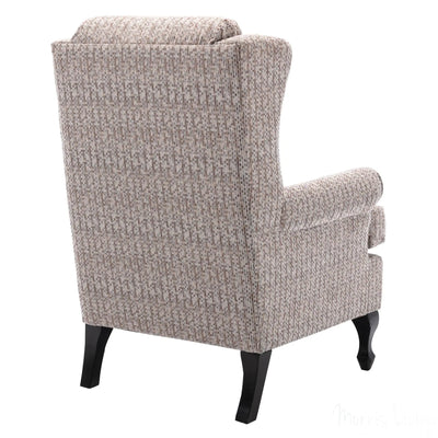 Hamilton Fireside Chair in Wheat Fabric - 20.5" Height - Orthopedic Chair - Refurbished Morris Living