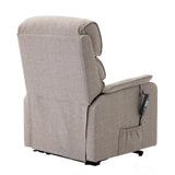 Henley Riser Recliner Dual Motor, Heat & Massage in Lisbon Wheat - Refurbished Morris Living