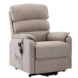 Henley Riser Recliner Dual Motor, Heat & Massage in Lisbon Wheat - Refurbished Morris Living