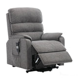 Henley Riser Recliner Mobility Chair, Dual Motor, Heat & Massage in Lisbon Grey Fabric Morris Living - thumbnail 2