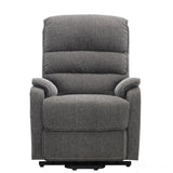 Henley Riser Recliner Mobility Chair, Dual Motor, Heat & Massage in Lisbon Grey Fabric Morris Living - thumbnail 9