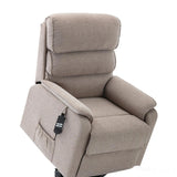Henley Riser Recliner Mobility Chair, Dual Motor, Heat & Massage in Lisbon Wheat Morris Living - thumbnail 3