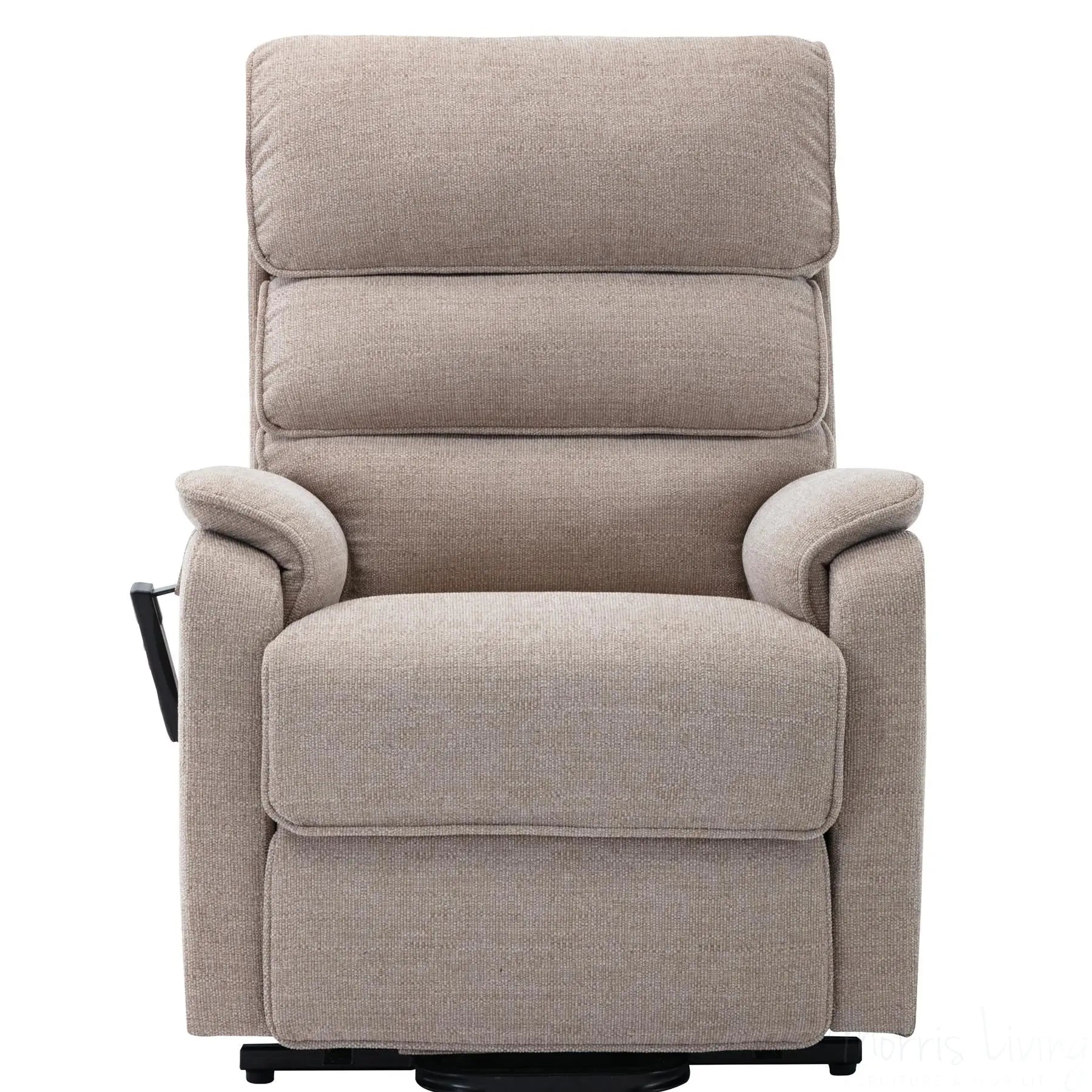 Henley Riser Recliner Mobility Chair, Dual Motor, Heat & Massage in Lisbon Wheat Morris Living