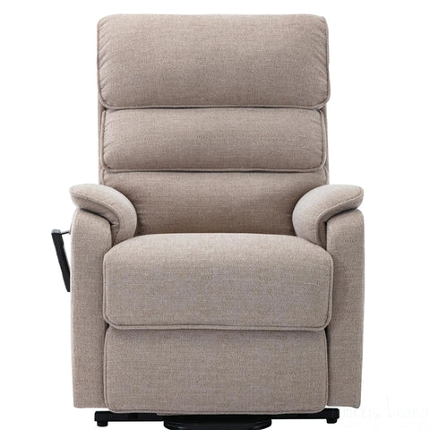 Henley Riser Recliner Mobility Chair, Dual Motor, Heat & Massage in Lisbon Wheat Morris Living - image 4
