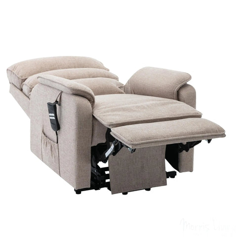 Henley Riser Recliner Mobility Chair, Dual Motor, Heat & Massage in Lisbon Wheat Morris Living - image 5