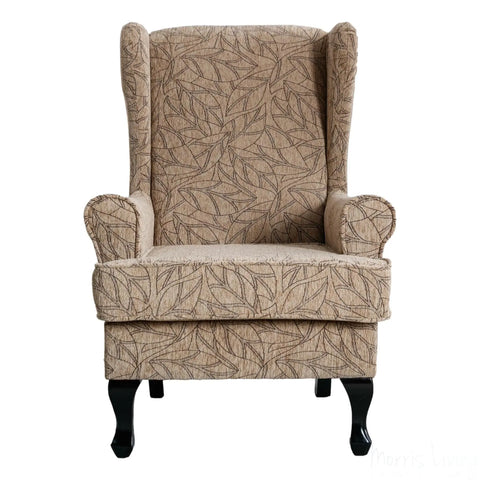 Nelson Fireside Chair in Cocoa Fabric - 18.5" Height - Orthopedic Chair Morris Living - image 2