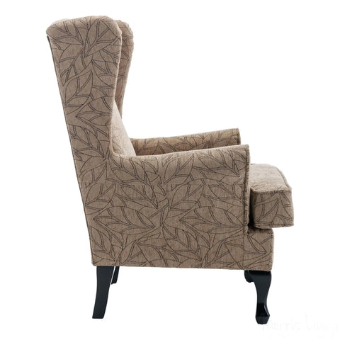 Nelson Fireside Chair in Cocoa Fabric - 18.5" Height - Orthopedic Chair Morris Living - image 3