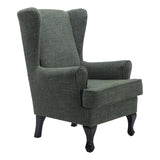 Nelson Fireside Chair in Fern Fabric - 18.5" Height - Orthopedic Chair - thumbnail 2