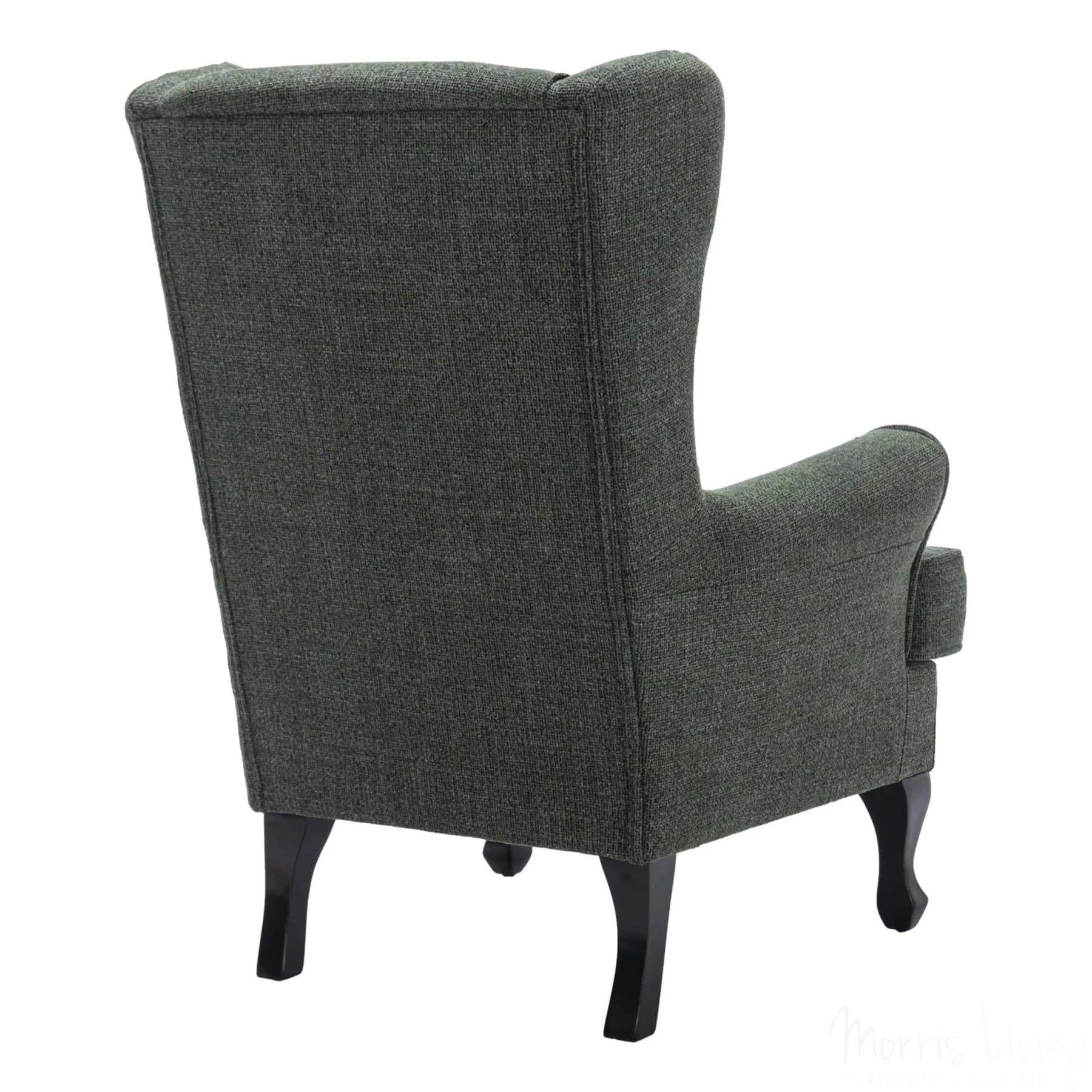 Nelson Fireside Chair in Fern Fabric - 18.5" Height - Orthopedic Chair Morris Living