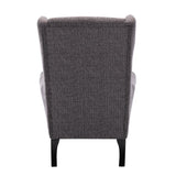 Nelson Fireside Chair in Grey Fabric - 18.5" Height - Orthopedic Chair - thumbnail 5