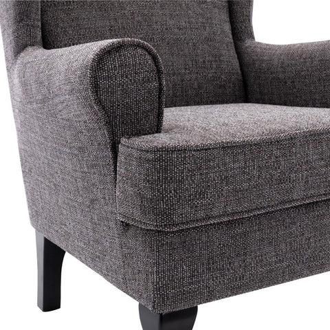 Nelson Fireside Chair in Grey Fabric - 18.5" Height - Orthopedic Chair - image 8