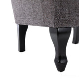 Nelson Fireside Chair in Grey Fabric - 18.5" Height - Orthopedic Chair Morris Living