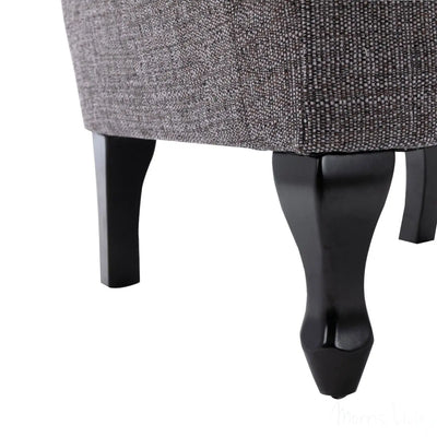 Nelson Fireside Chair in Grey Fabric - 18.5" Height - Orthopedic Chair Morris Living