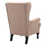 Nelson Fireside Chair in Wheat Fabric - 18.5" Height - Orthopedic Chair Morris Living - thumbnail 4