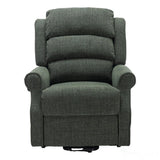 Refurbished - The Perth - Dual Motor Riser Recliner Mobility Chair in Fern Green Fabric Morris Living