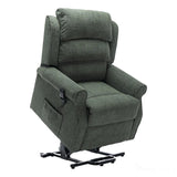 Refurbished - The Perth - Dual Motor Riser Recliner Mobility Chair in Fern Green Fabric Morris Living