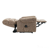 The Amesbury Dual Motor Riser Recliner Electric Mobility Chair - Cocoa Fabric - Refurbished Morris Living