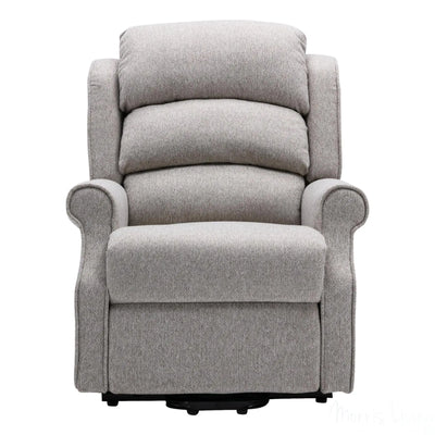 The Andover Dual Motor Riser Recliner Mobility Lift Chair - Stylish Linen Fabric - Refurbished GFA