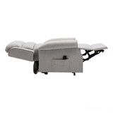 The Andover Dual Motor Riser Recliner Mobility Lift Chair - Stylish Linen Fabric - Refurbished GFA