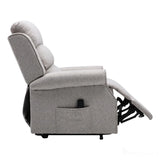 The Andover Dual Motor Riser Recliner Mobility Lift Chair - Stylish Linen Fabric - Refurbished GFA