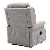 The Andover Dual Motor Riser Recliner Mobility Lift Chair - Stylish Linen Fabric - Refurbished GFA