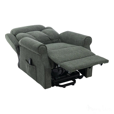 The Darwin - Dual Motor Riser Recliner Mobility Arm Chair in Fern Fabric Morris Living