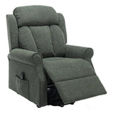 The Darwin - Dual Motor Riser Recliner Mobility Arm Chair in Fern Fabric - Refurbished Morris Living