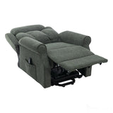 The Darwin - Dual Motor Riser Recliner Mobility Arm Chair in Fern Fabric - Refurbished Morris Living