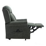 The Darwin - Dual Motor Riser Recliner Mobility Arm Chair in Fern Fabric - Refurbished Morris Living