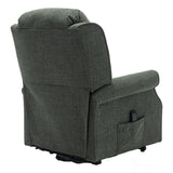 The Darwin - Dual Motor Riser Recliner Mobility Arm Chair in Fern Fabric - Refurbished Morris Living