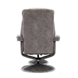 The Denver Swivel Recliner Chair & Footstool - Fabric - Elephant Morris Living - thumbnail 8
