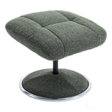 The Denver - Swivel Recliner Chair & Matching Footstool in Cha Cha Fern Fabric Morris Living - thumbnail 7