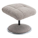 The Denver - Swivel Recliner Chair & Matching Footstool in Cha Cha Oat Fabric Morris Living - thumbnail 7