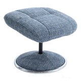 The Denver - Swivel Recliner Chair & Matching Footstool in Cha Cha Ocean Fabric Morris Living - thumbnail 5