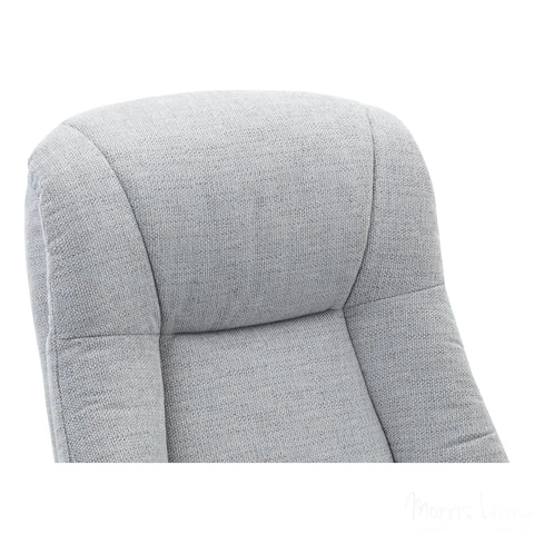 The Hawaii Swivel Recliner Chair & Footstool in Lille Cloud Fabric GFA - image 8