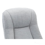 The Hawaii Swivel Recliner Chair & Footstool in Lille Cloud Fabric - Refurbished GFA