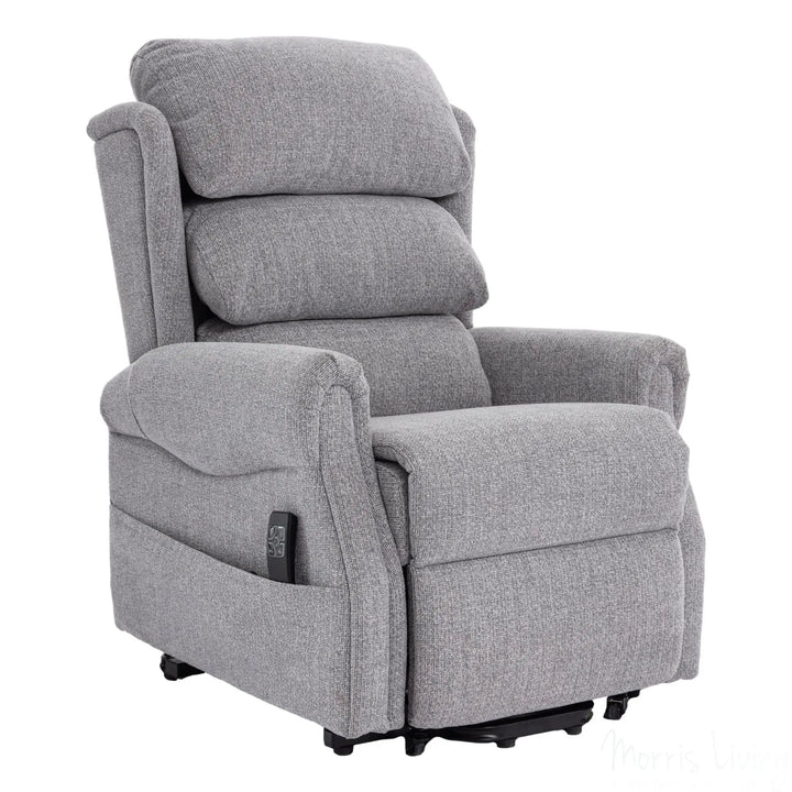 The Luxembourg - Dual Motor Riser Rec liner Mobility Chair - Cha Cha Dove Fabric Morris Living - image 1