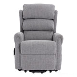 The Luxembourg - Dual Motor Riser Rec liner Mobility Chair - Cha Cha Dove Fabric Morris Living